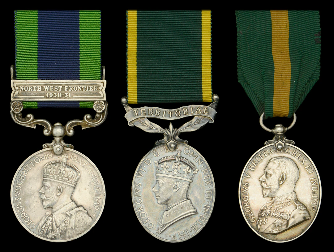 Pair: Private F. Parrott, King’s Own Yorkshire Light Infantry, later