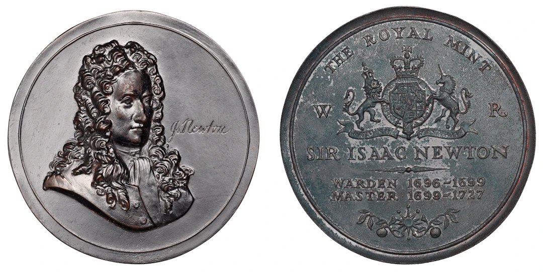 250th Anniversary of the Death of Sir Isaac Newton, 1977, a large