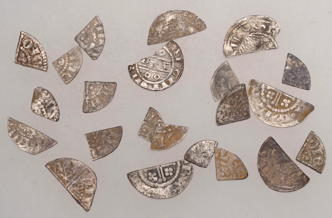 Henry I, Cut Halfpence (3), Paxs type [BMC III], [––]rd on lvn ?[–]