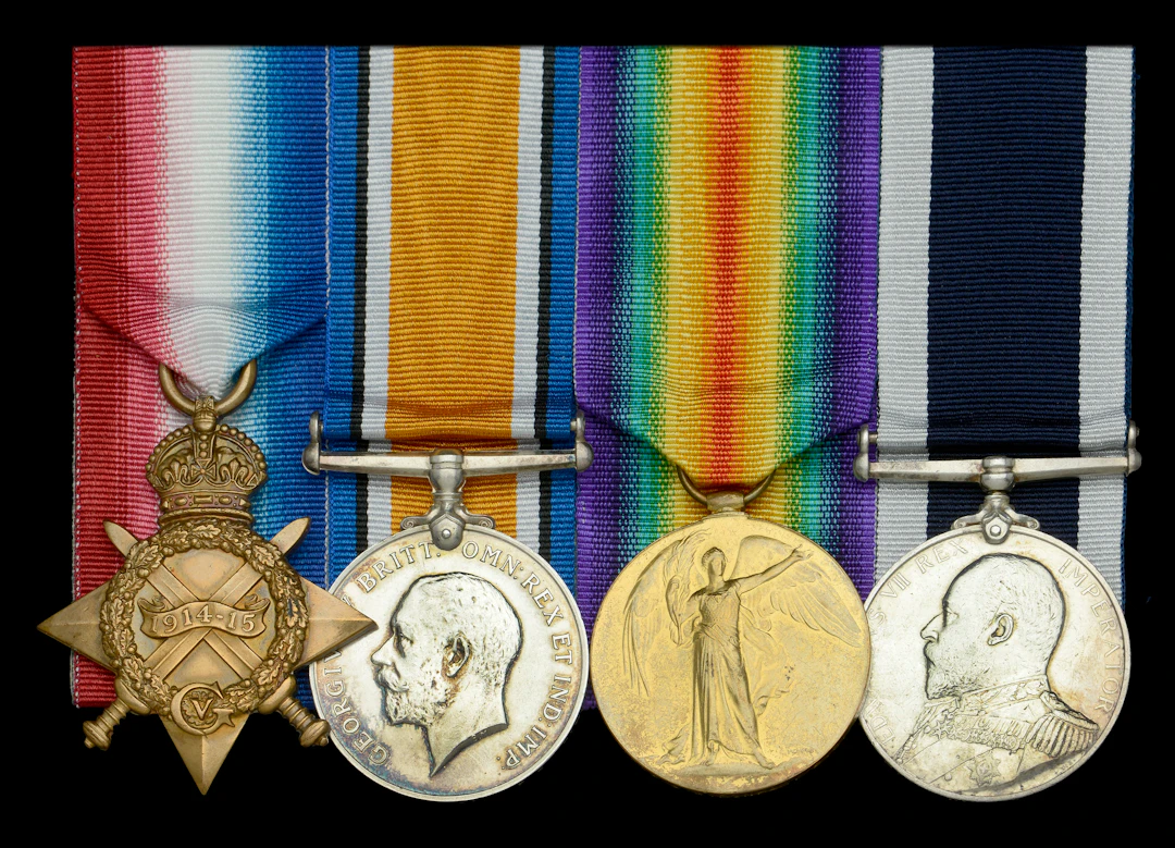Four: Petty Officer H. G. Dinham, Royal Navy 1914-15 Star (143813