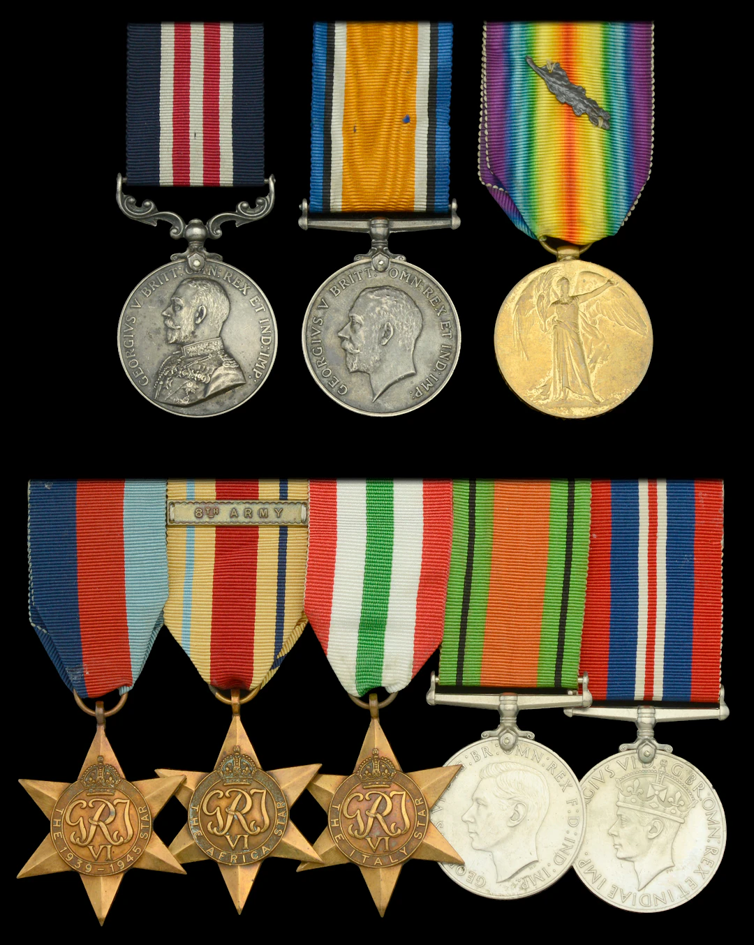 Family Group: A Great War ‘Western Front’ M.M. group of three awarded