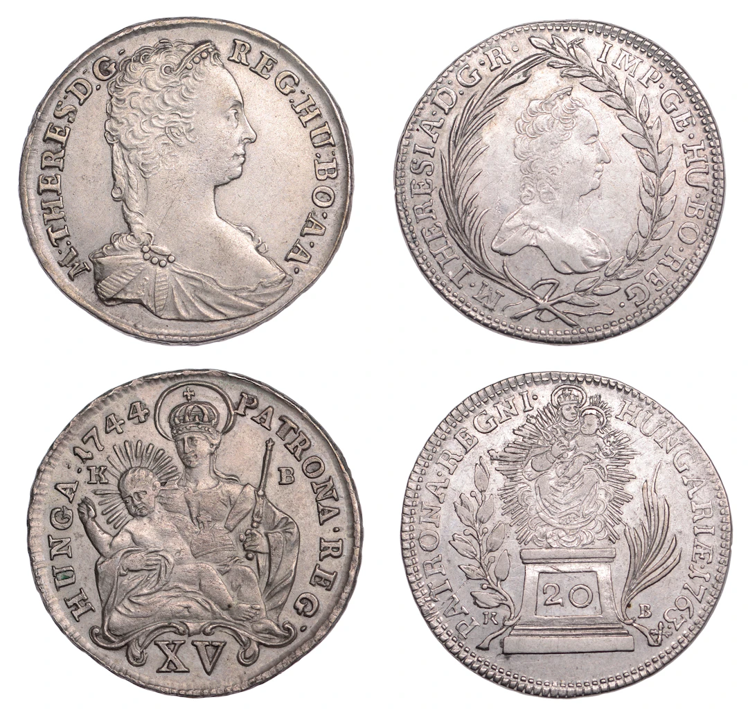 Hungary, Maria Theresa, 20 Kreuzer or Krajcár, 1763kb, 15 Kreuzer
