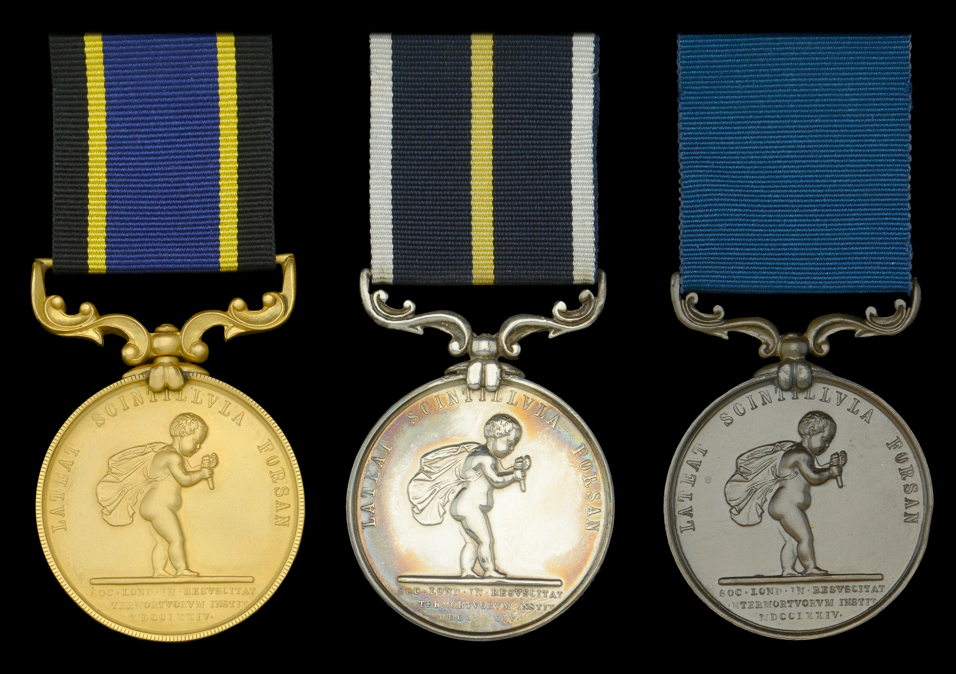 A Royal Humane Society Stanhope Gold Medal group awarded to Police
