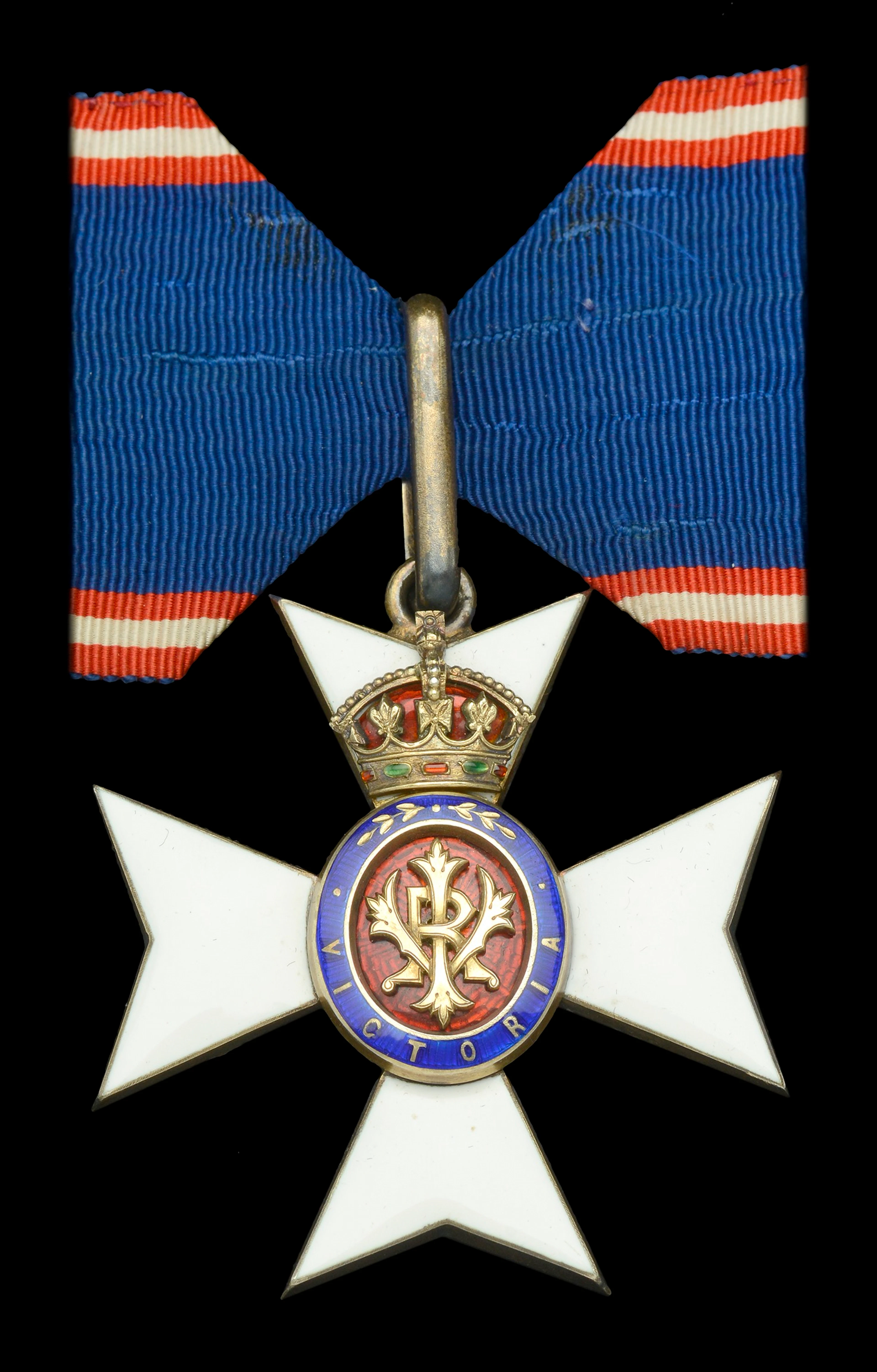The Royal Victorian Order, C.V.O., Commander’s neck badge, silver-gilt