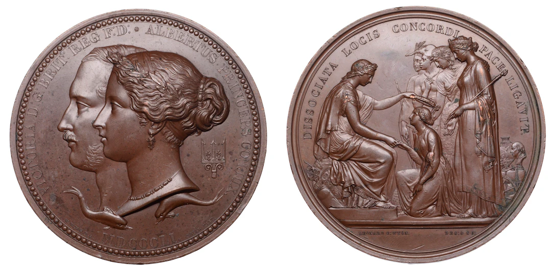 Great Exhibition, Hyde Park, 1851, Prize Medal, a copper award by