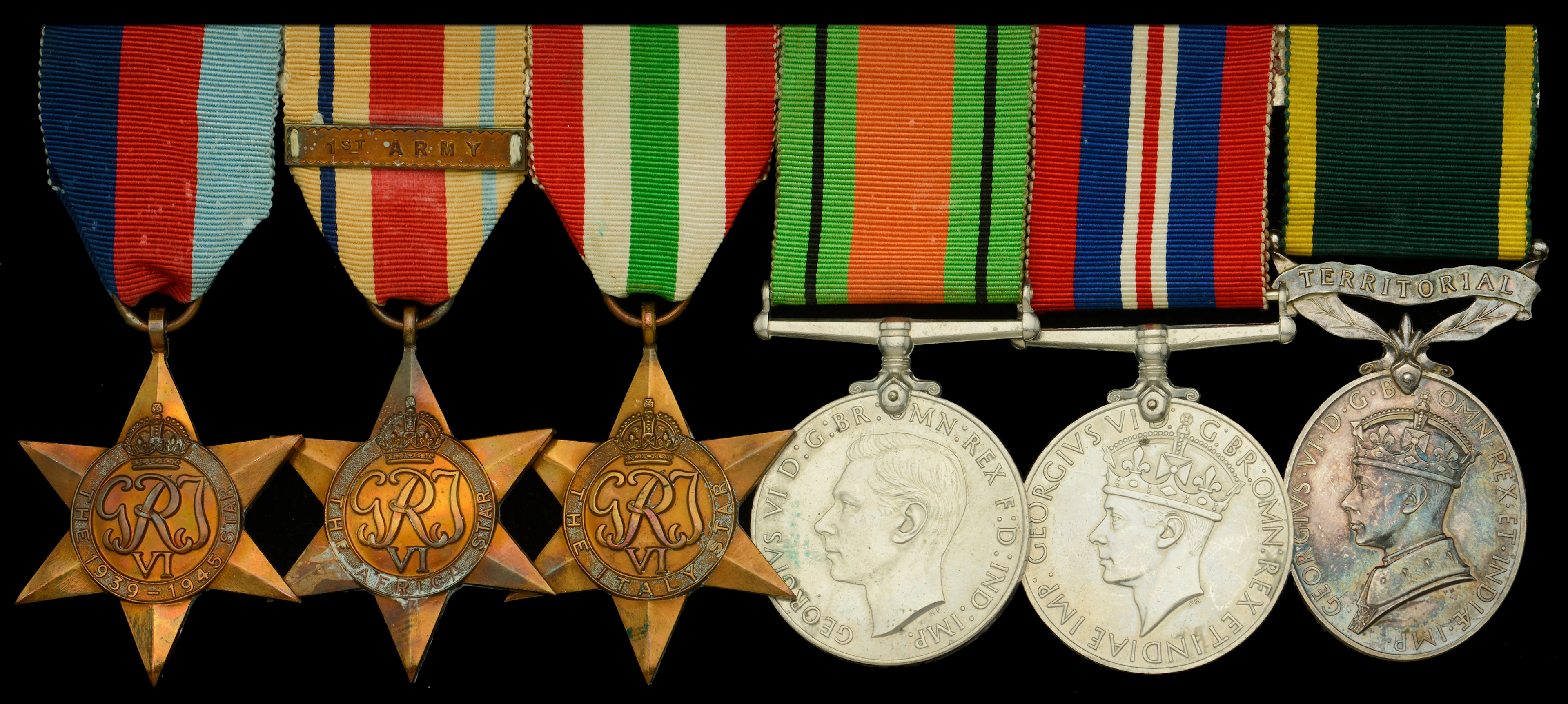 Six: Corporal J. L. Neal, Royal Army Service Corps 1939-45 Star; Africa