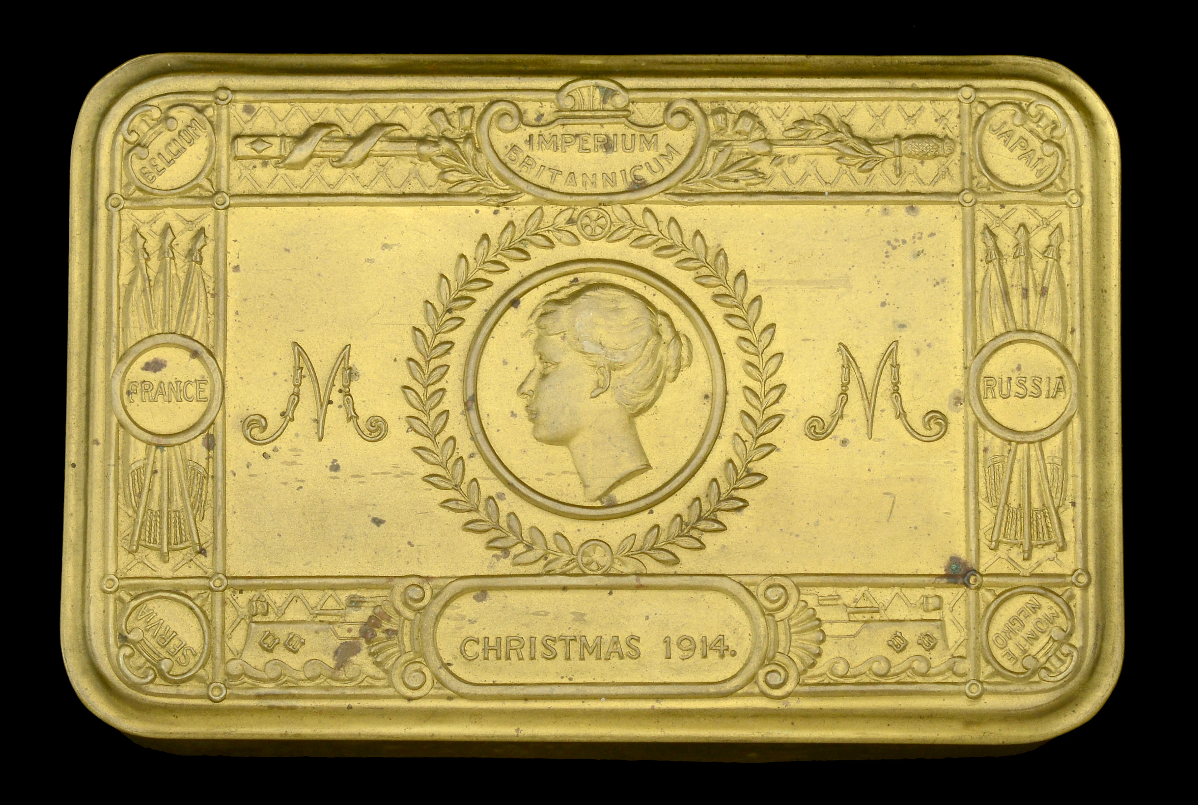 Princess Mary Christmas 1914 Gift Tin, complete with original unopened
