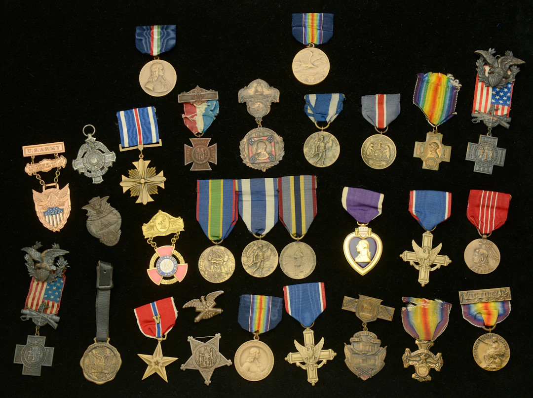 United States of America, Distinguished Service Cross (2), bronze;