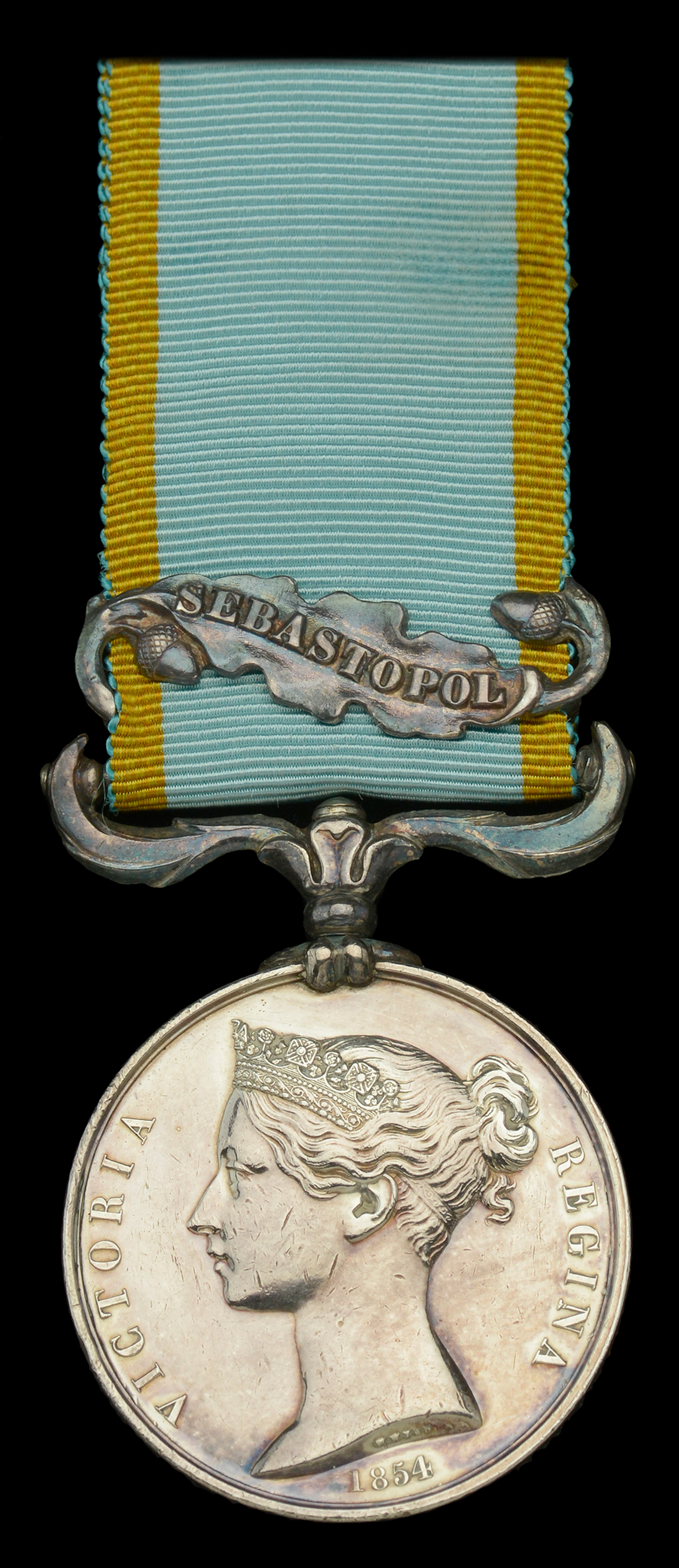 Crimea 1854-56, 1 clasp, Sebastopol (145. Henry Phillips. R.S. & Miners.)