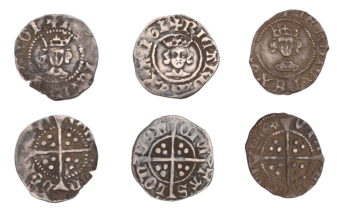 Richard II, Halfpenny, type IE, 0.56g/4h (N 1331b; S 1699); Henry