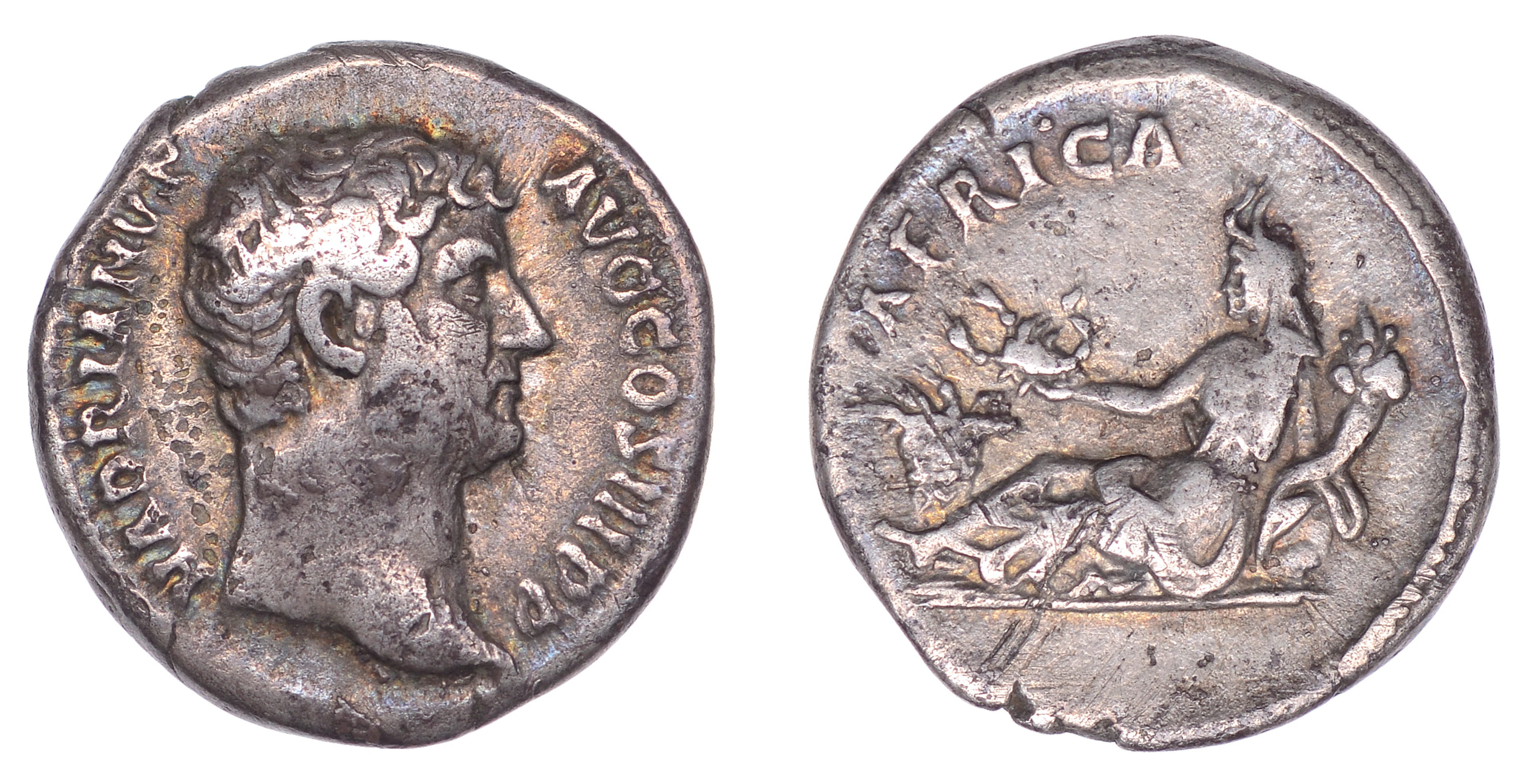 Hadrian (117-138), Denarius, 130-3, bare head right, hadrianvs avg