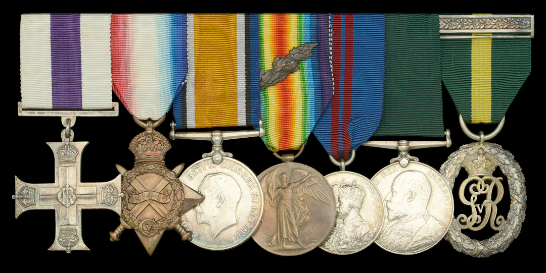 A Great War ‘Western Front’ M.C. group of seven awarded to Quarter