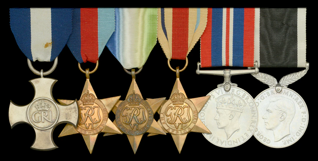 A Second War D.S.C. group of six attributed to Lieutenant Commander