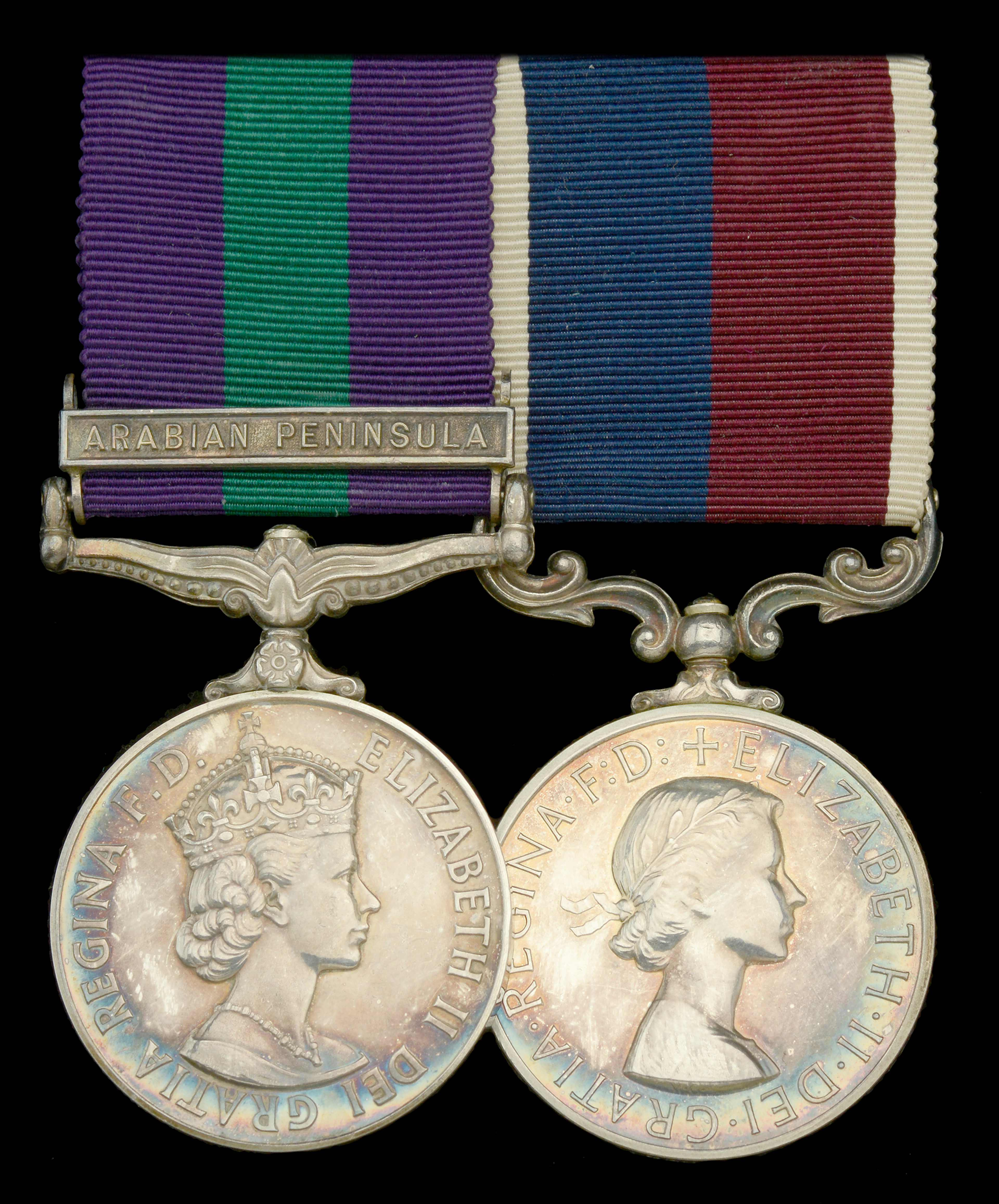 Pair: Sergeant C. J. Charlton, Royal Air Force General Service 1918-62