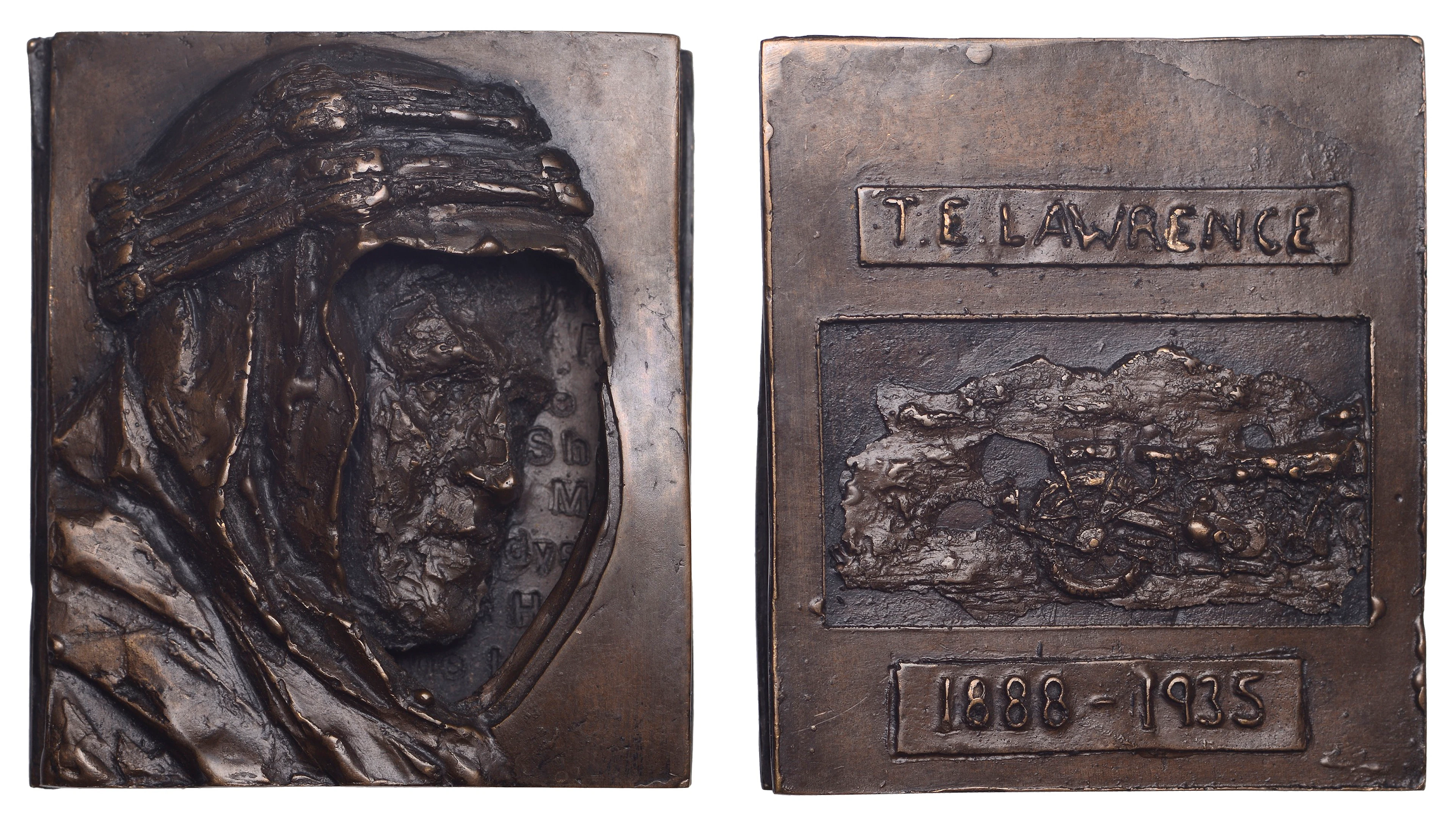 ENGLAND, Centenary of the Birth of T.E. Lawrence, 1988, a cast bronze
