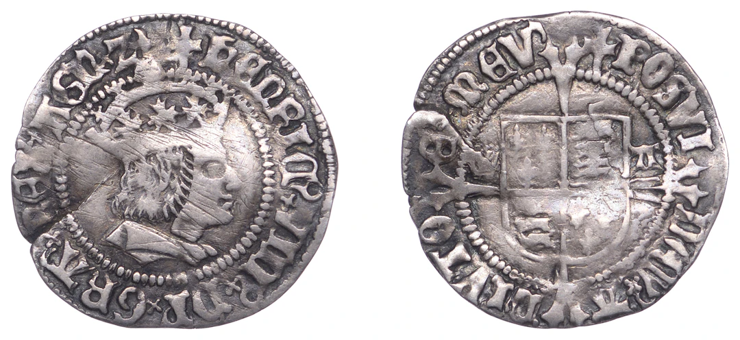 Henry VIII (1509-1547), First coinage, Halfgroat, Canterbury, Abp