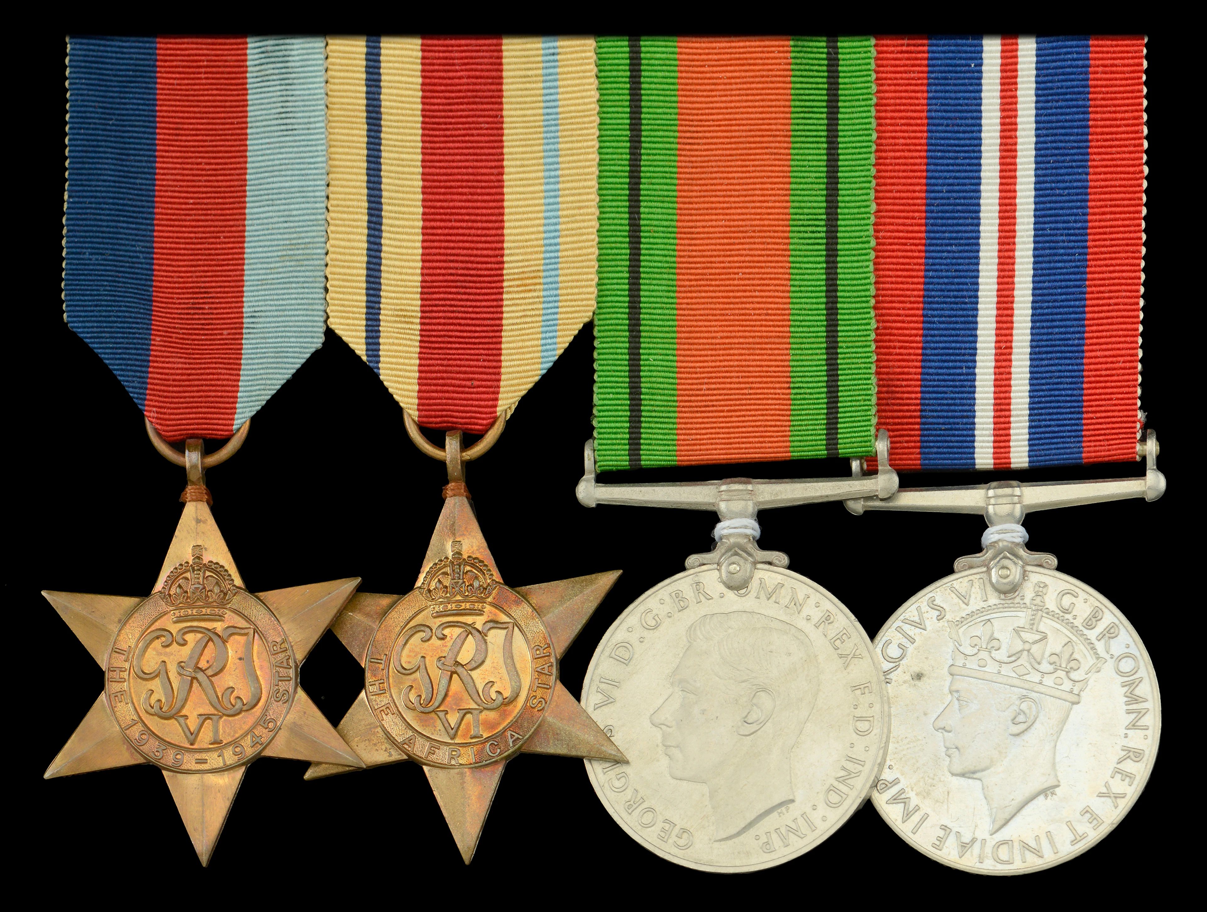 The Second War campaign group of three awarded to Lieutenant P. F.
