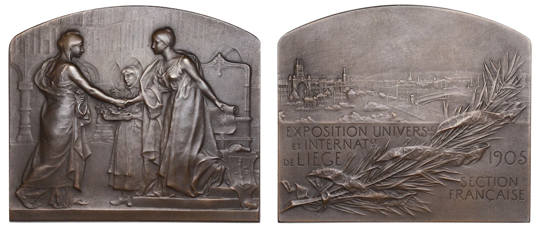 BELGIUM/FRANCE, Exposition Universelle, Liège, 1905, an Art Nouveau