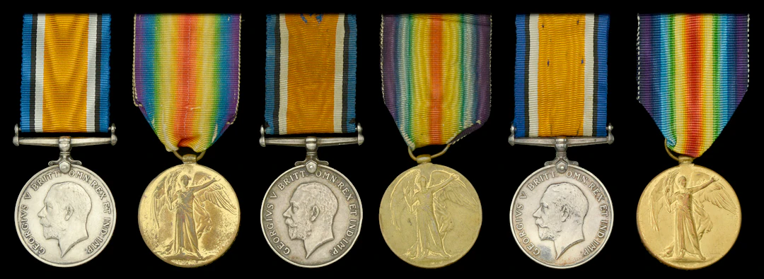 Pair: Private M. Argyle, Royal Welsh Fusiliers, later Nottinghamshire