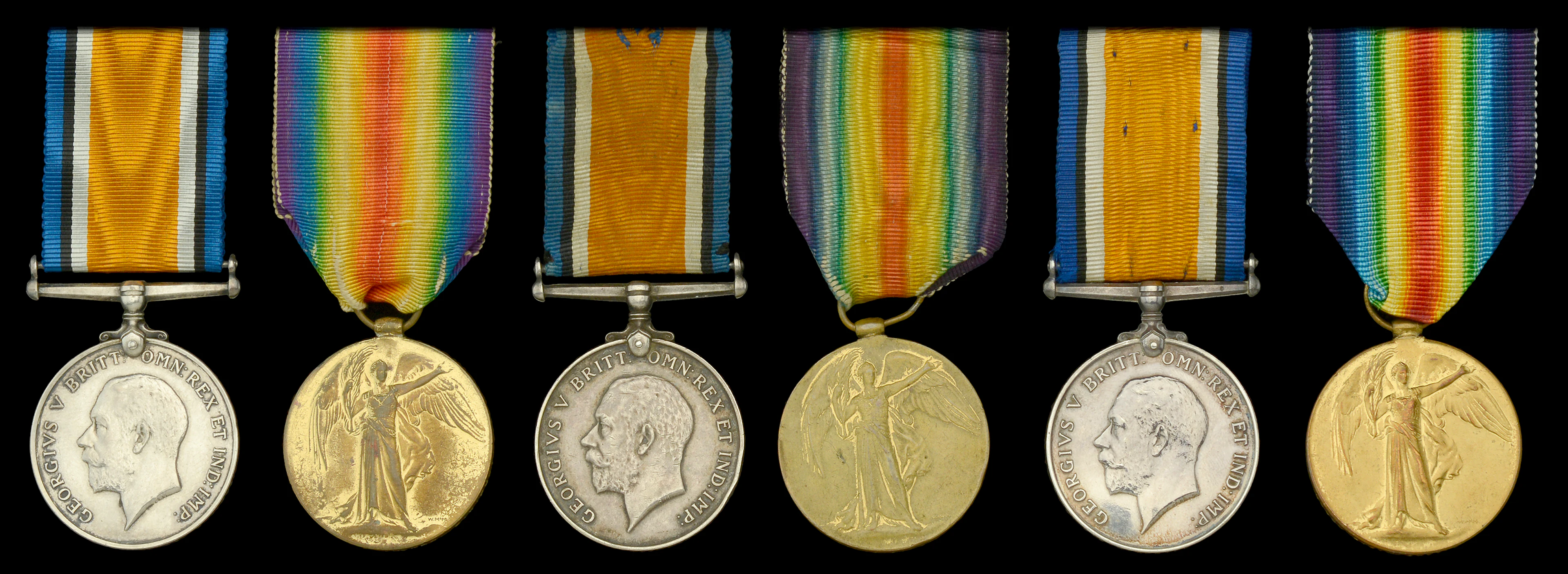 Pair: Private M. Argyle, Royal Welsh Fusiliers, later Nottinghamshire