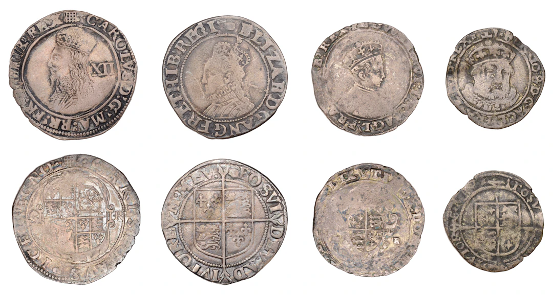 Henry VIII, Posthumous coinage, Groat, Tower, mm. arrow, bust 5, crescent