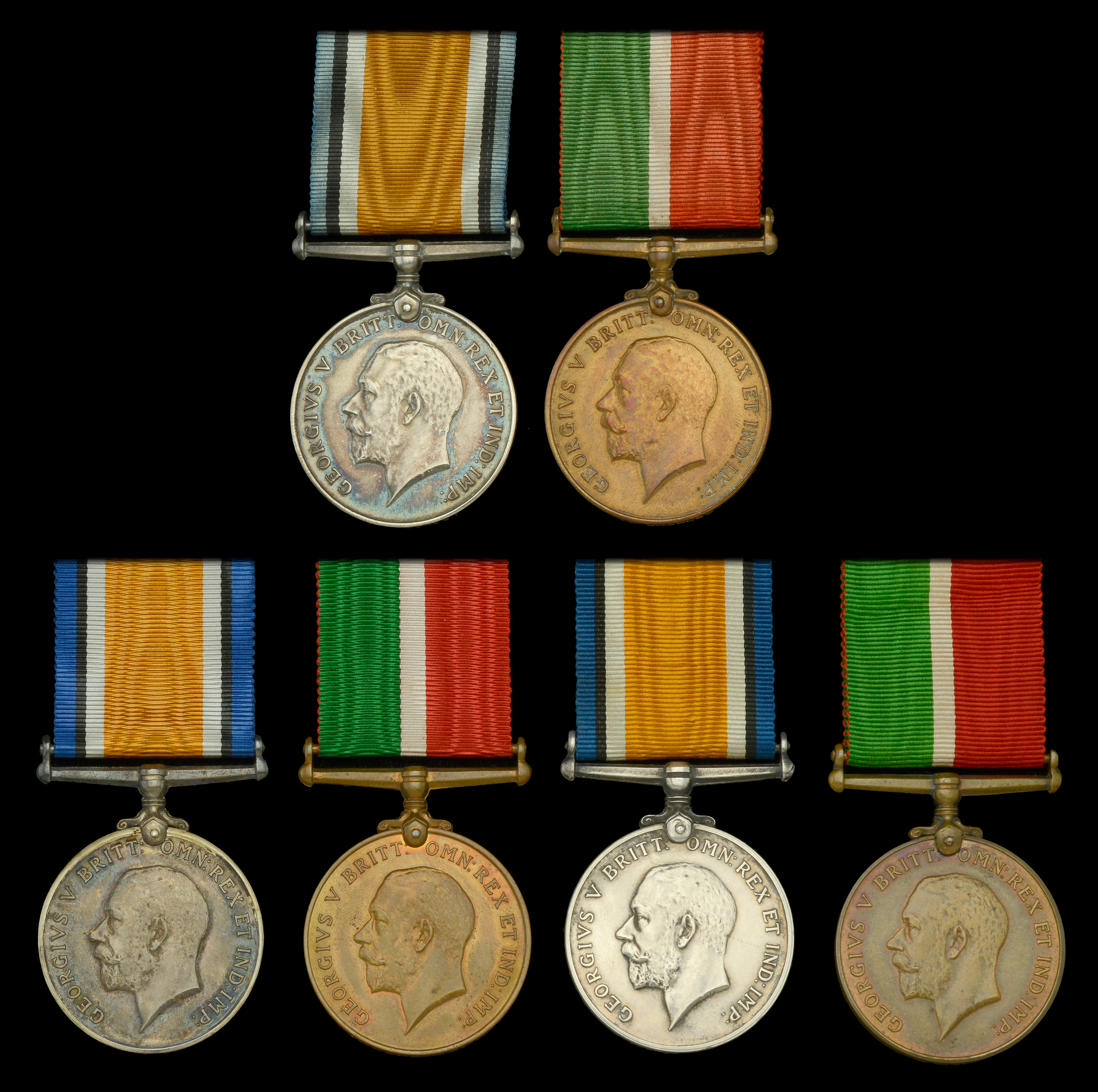 Pair: Seaman J. Charles, Mercantile Marine British War and Mercantile