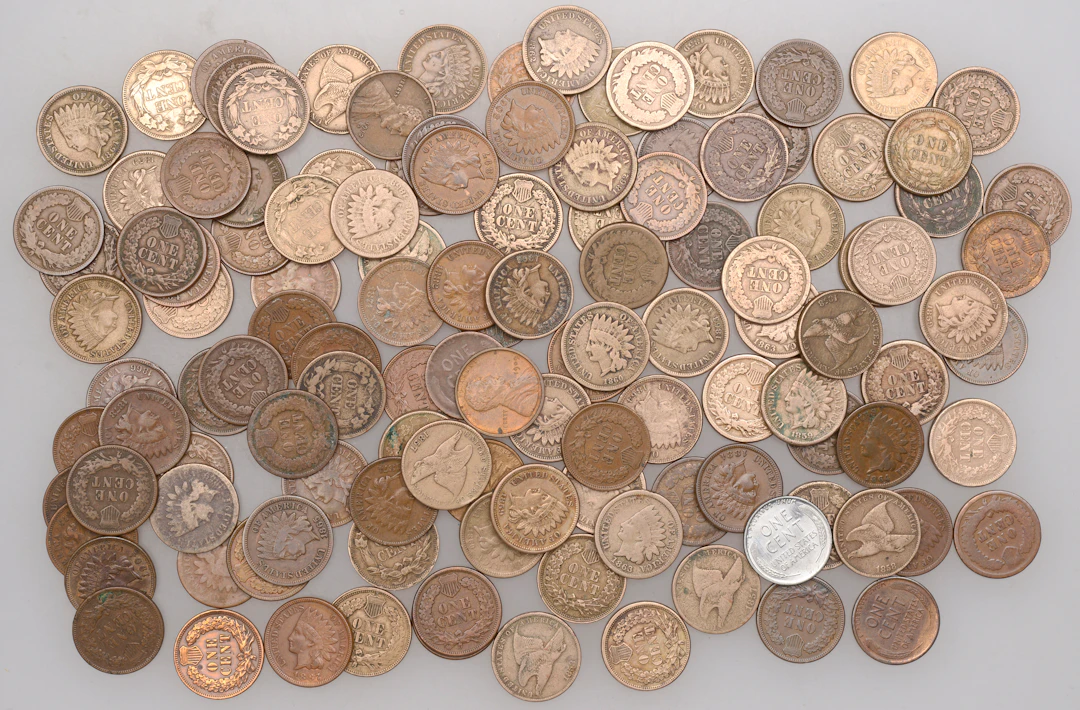 United States of America, Cents (124), Flying Eagle type (13), Indian