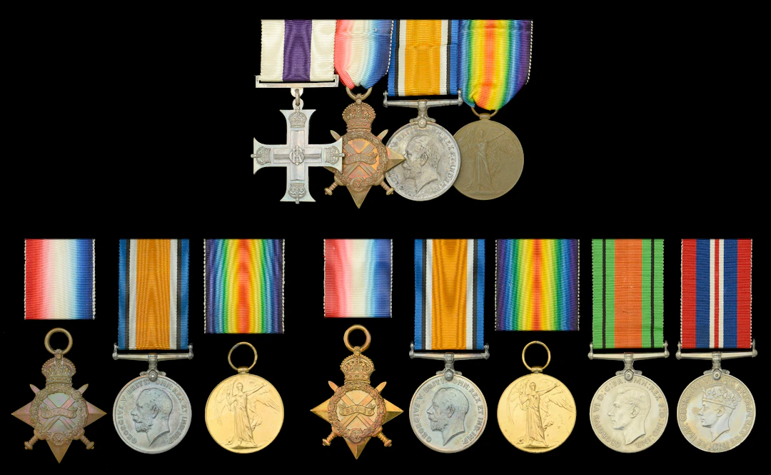 Family Group: A Great War ‘Western Front’ M.C. group of four awarded