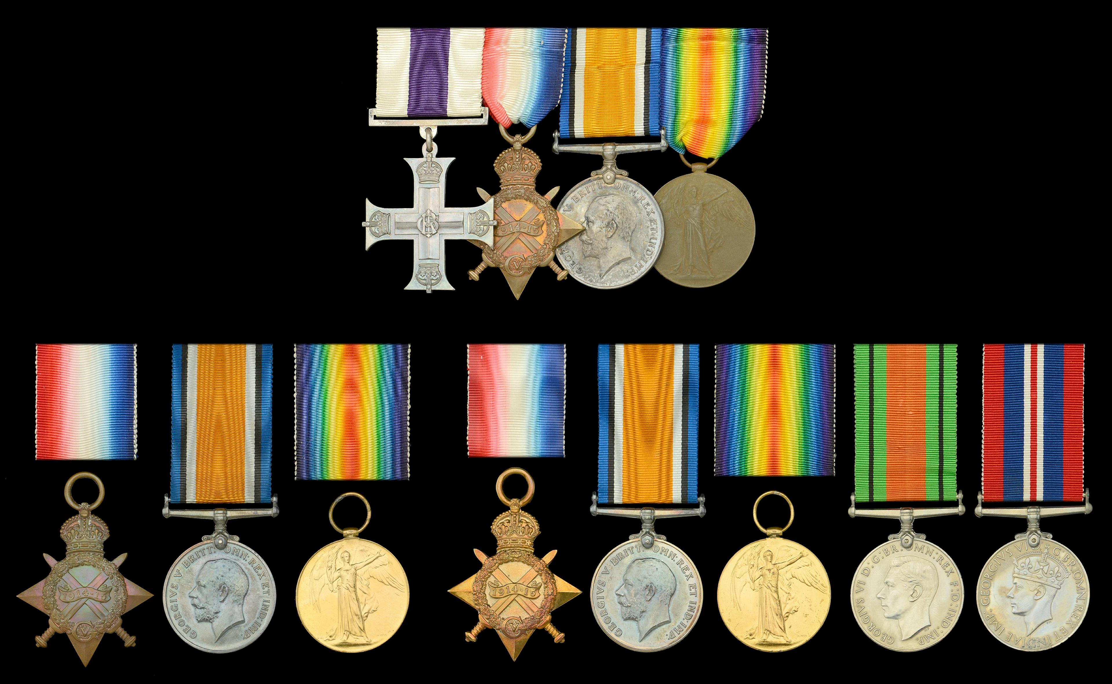 Family Group: A Great War ‘Western Front’ M.C. group of four awarded