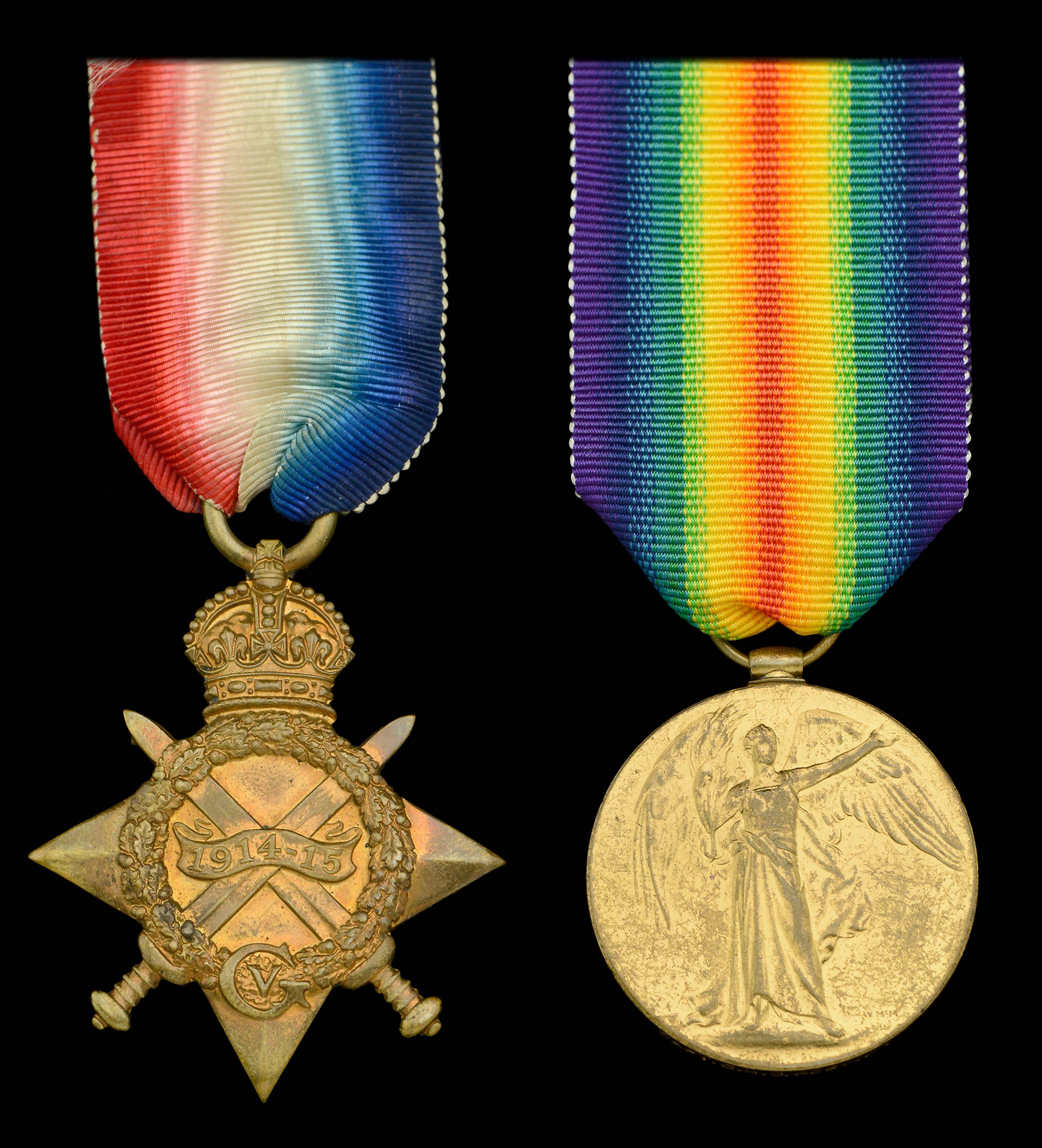 Pair: Captain C. H. C. Keevil, West Yorkshire Regiment and Royal Flying