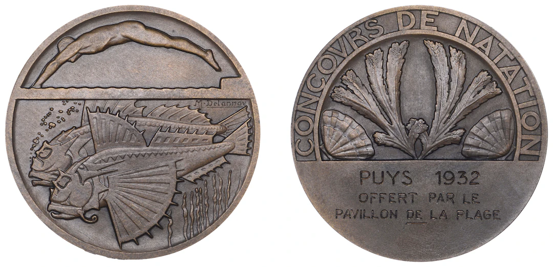 FRANCE, Concours de Natation [Swimming Competition], 1924 [issued