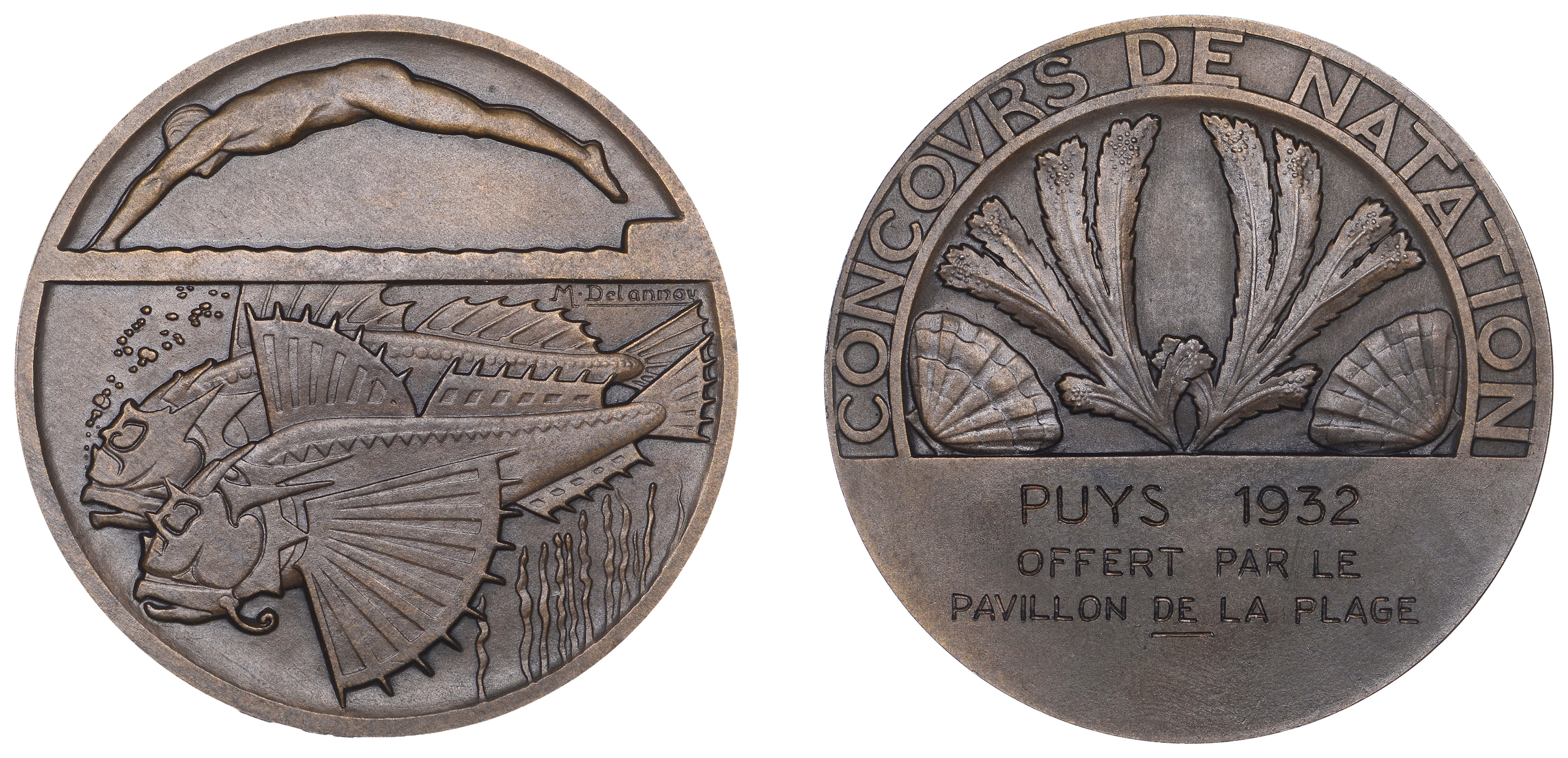 FRANCE, Concours de Natation [Swimming Competition], 1924 [issued