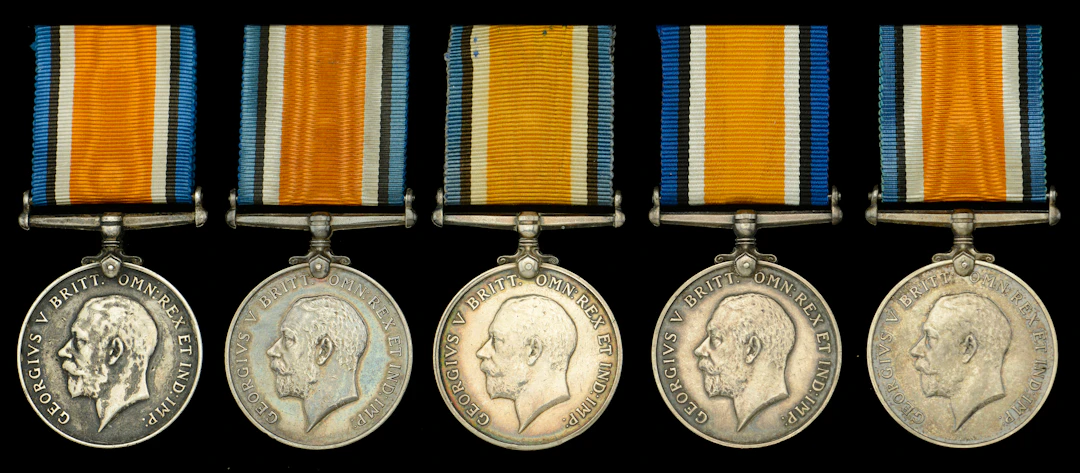 British War Medal 1914-20 (5) (9857 Pte. J. W. Allen. R.W. Fus.; 40399