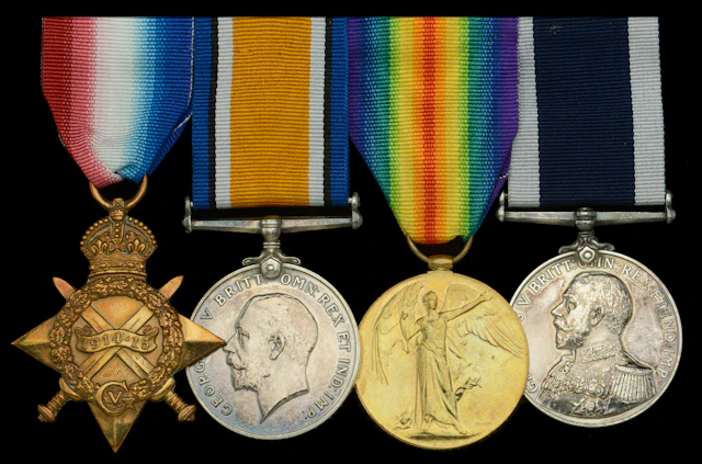 Four: Stoker First Class E. Westcott, Royal Navy, who saw service