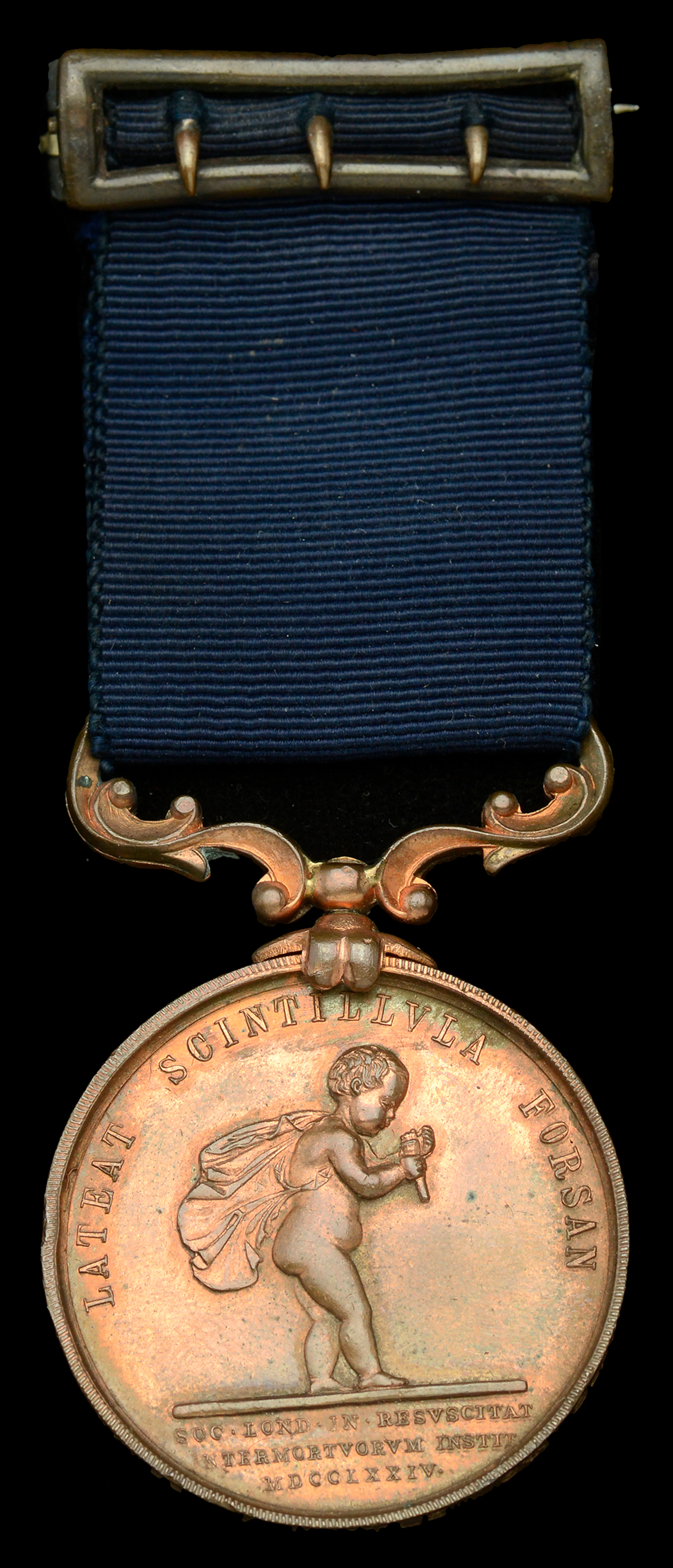 Royal Humane Society, small bronze medal (successful) (Charles J.