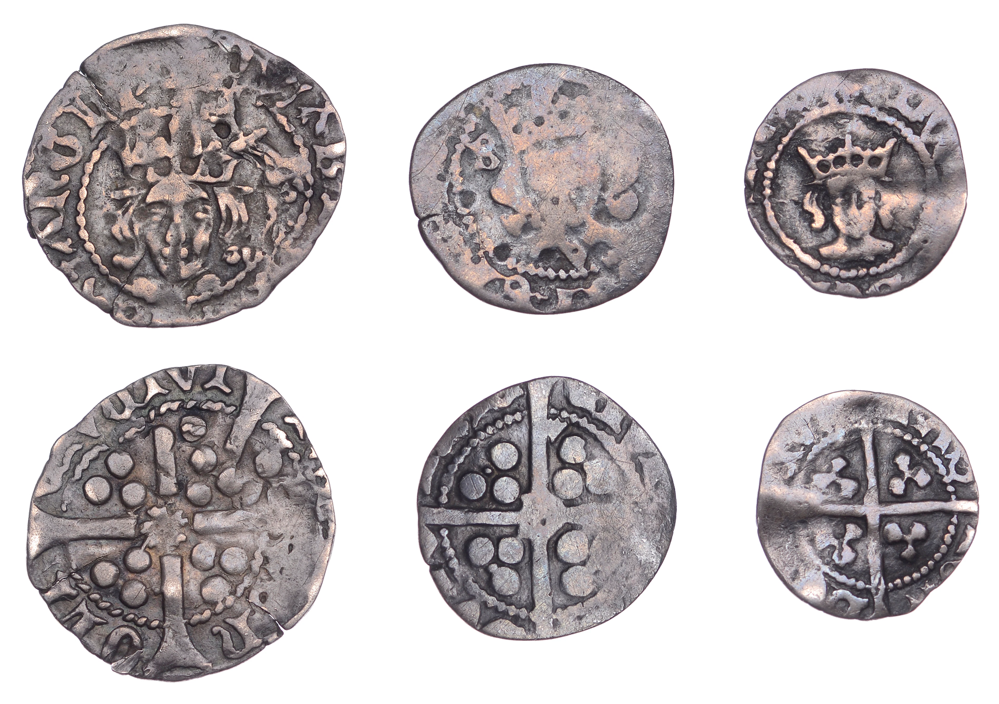 Edward IV, Heavy coinage, Penny, Durham, King’s Receiver, mm. plain