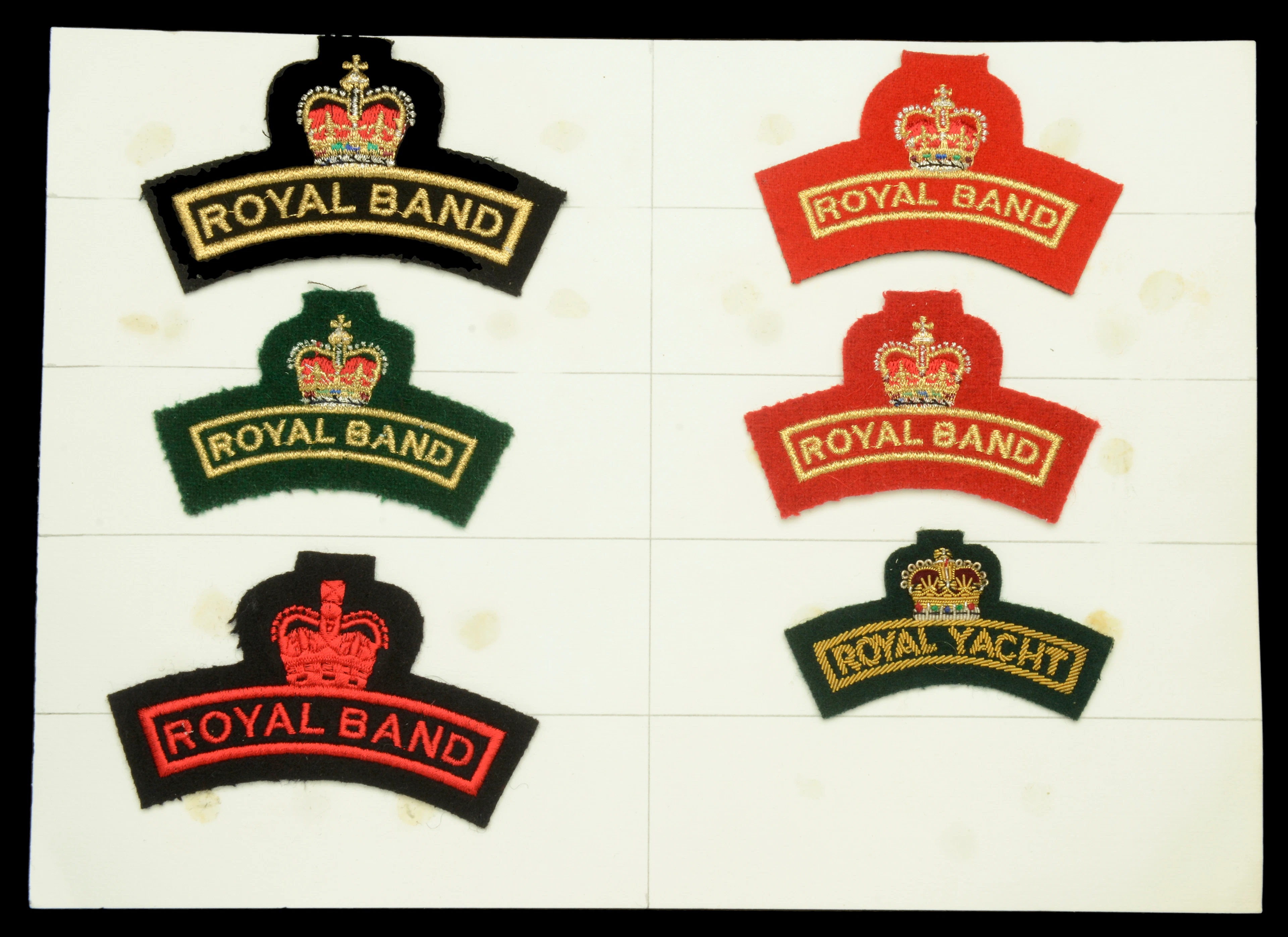 Assorted Royal Navy Insignia. A very good selection from the Second
