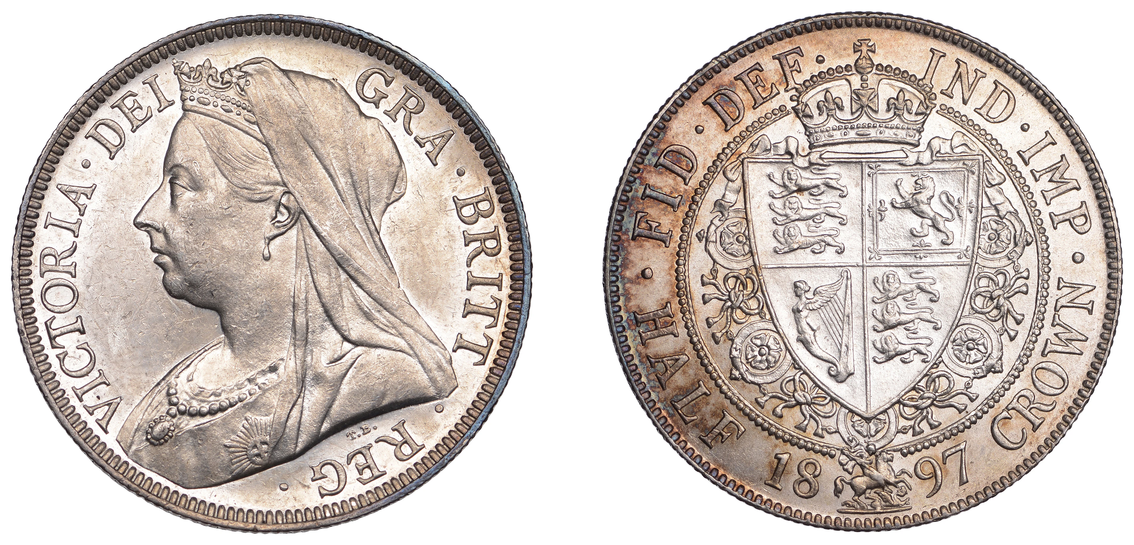 Victoria (1837-1901), Halfcrown, 1897 (ESC 2783; S 3938). Lustrous