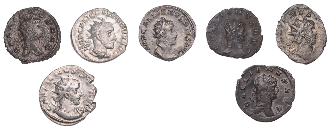 Gallienus (253-268), Antoniniani (3), Lugdunum, 258-9, radiate and