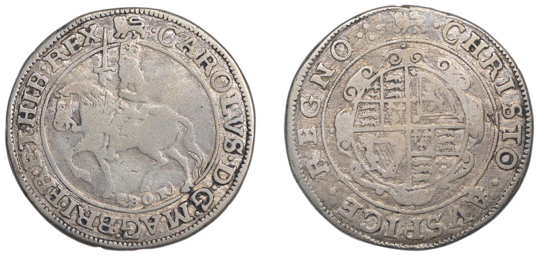 Charles I (1625-1649), York, Halfcrown, anomalous [type 4], mm. lion