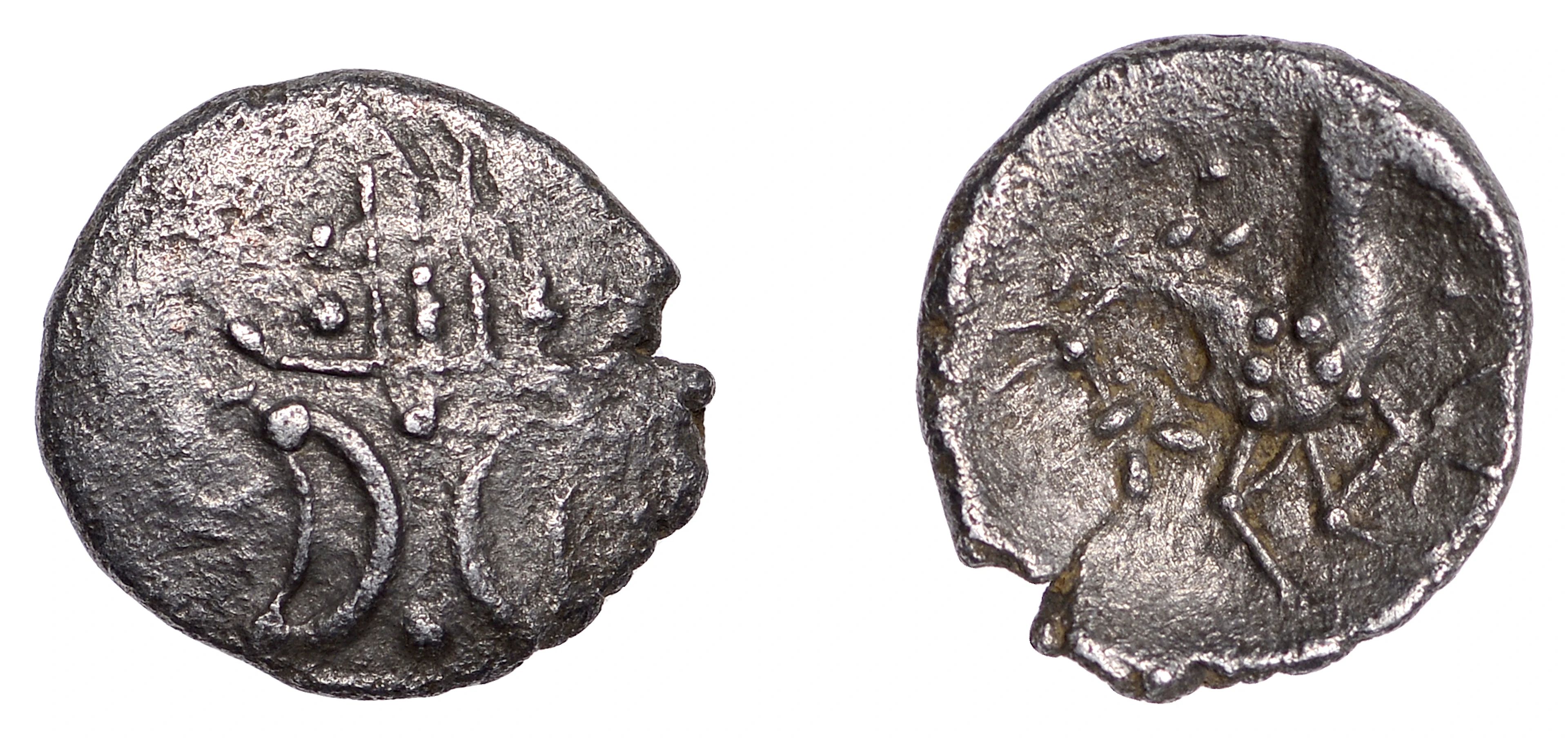 British Iron Age, ICENI, Ecen (c. AD 10-43), silver Unit, Retro type
