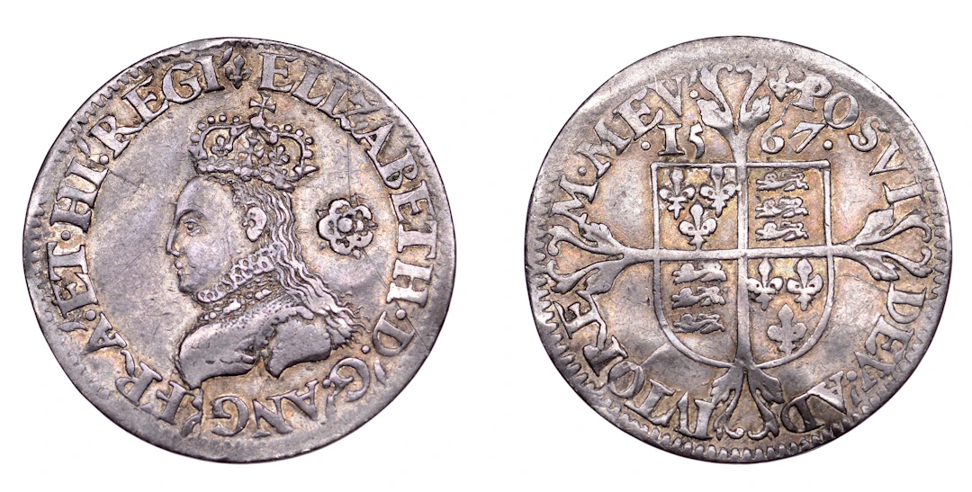 Elizabeth I (1558-1603), Milled coinage, Sixpence, 1567, mm. lis