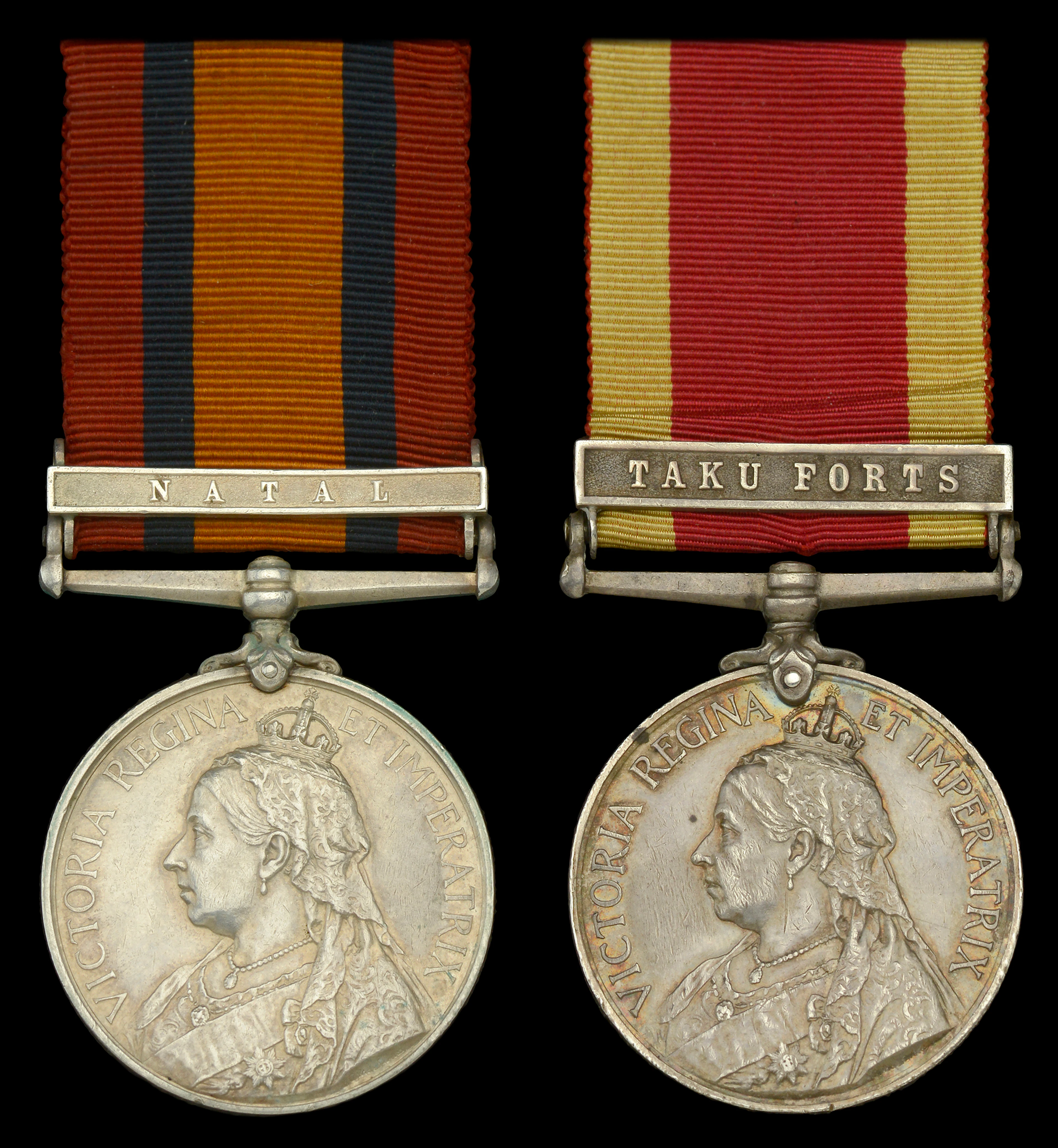 Pair: Stoker J. Rushworth, Royal Navy, who served during the Boer