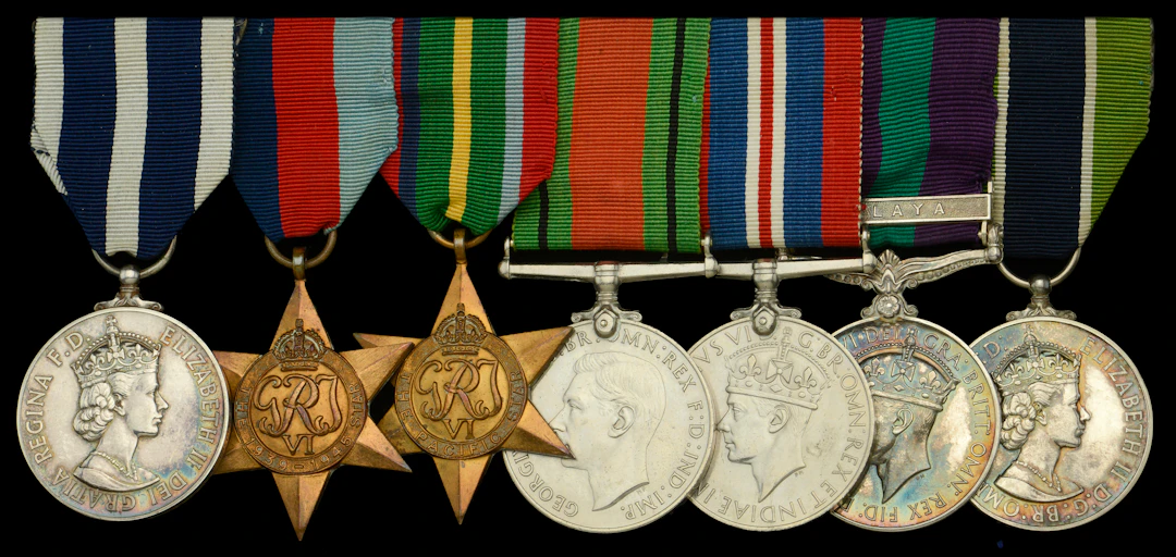 A scarce post-War Q.P.M. and Colonial Police M.S.M. group of seven