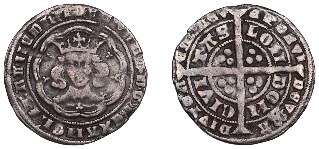 Edward III (1327-1377), Pre-Treaty period, Groat, series D, London