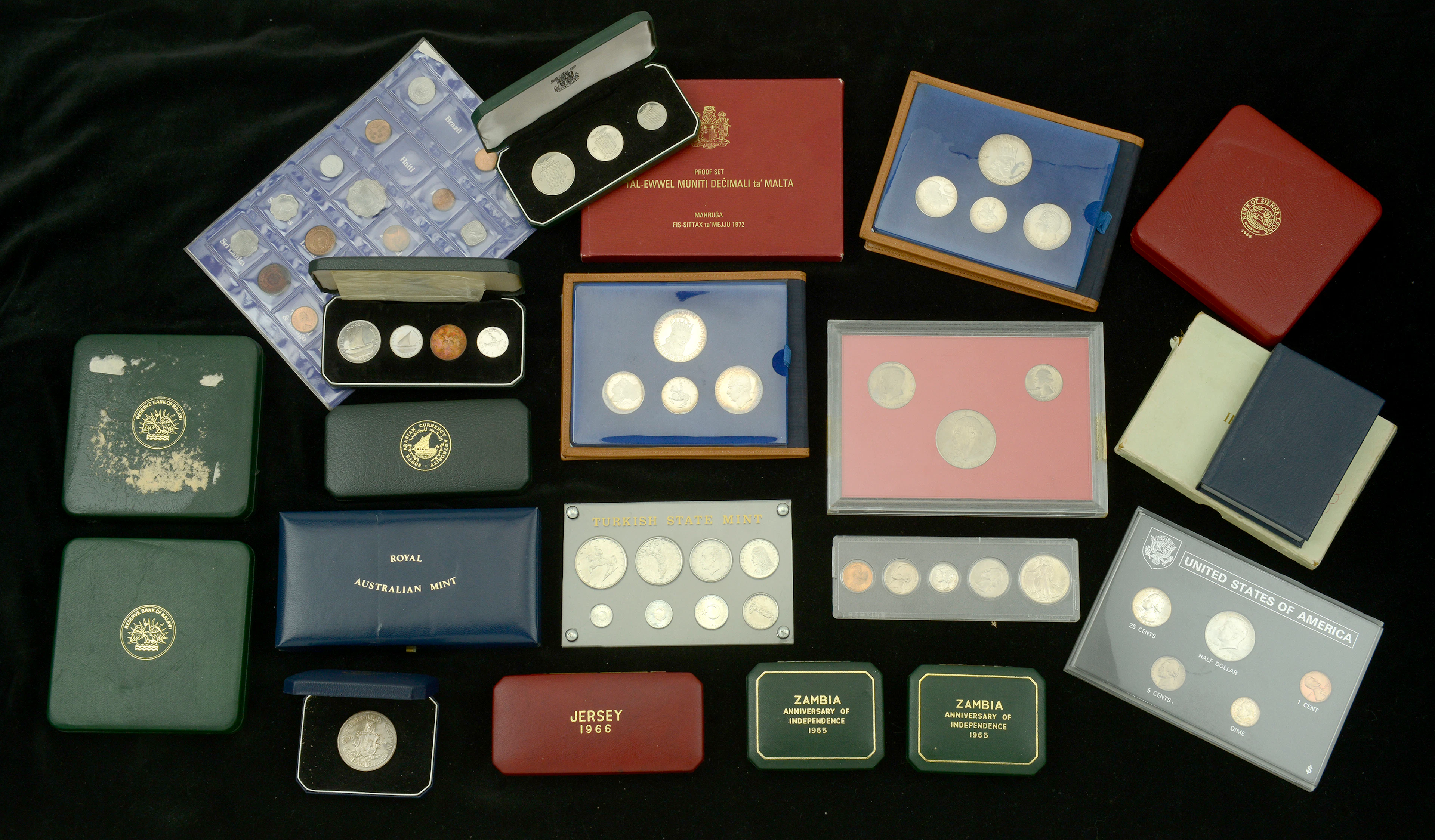 Miscellaneous, AUSTRIA, Proofs Sets (2), 1965 anniversary of Vienna