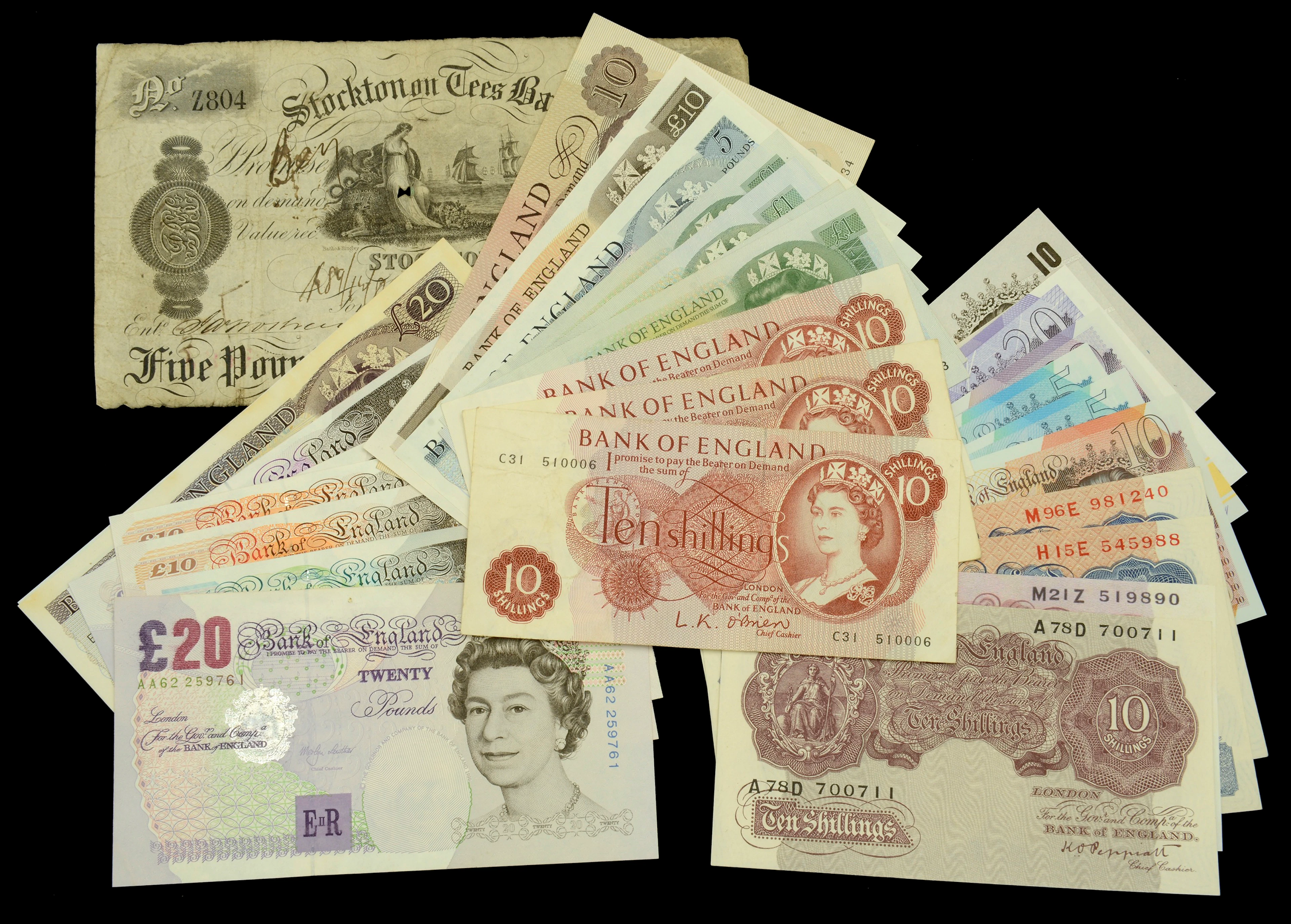 Bank of England, a varied group comprising Kenneth O. Peppiatt, 10