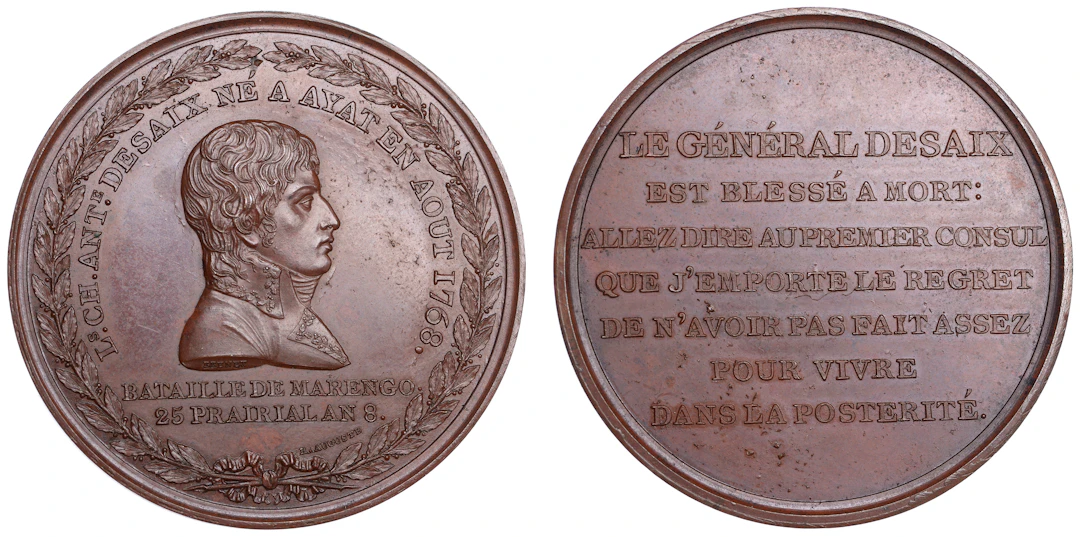 ITALY/FRANCE, Battaglia di Marengo e morte del generale Desaix [Battle