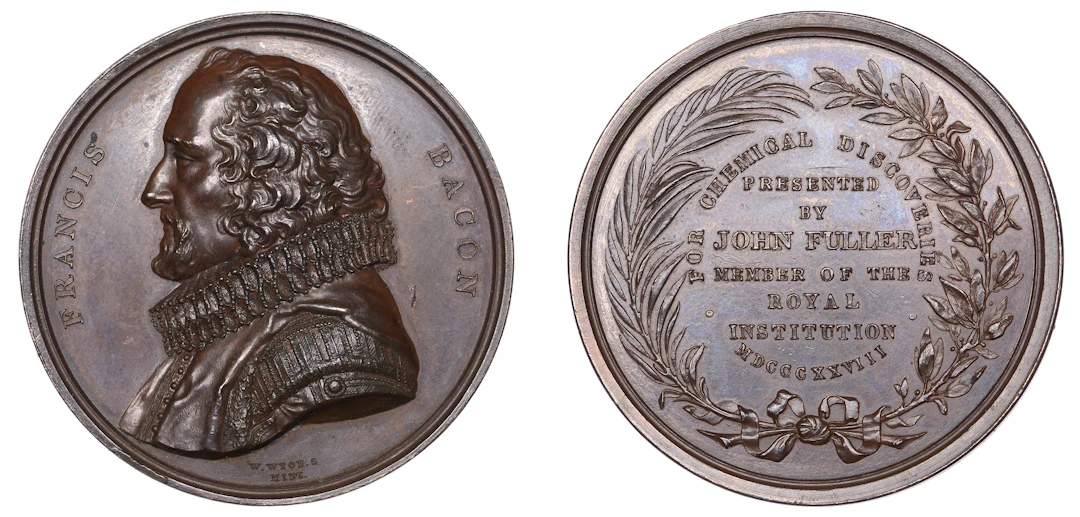 ENGLAND, Francis Bacon, Royal Institution Prize for Chemical Discoveries