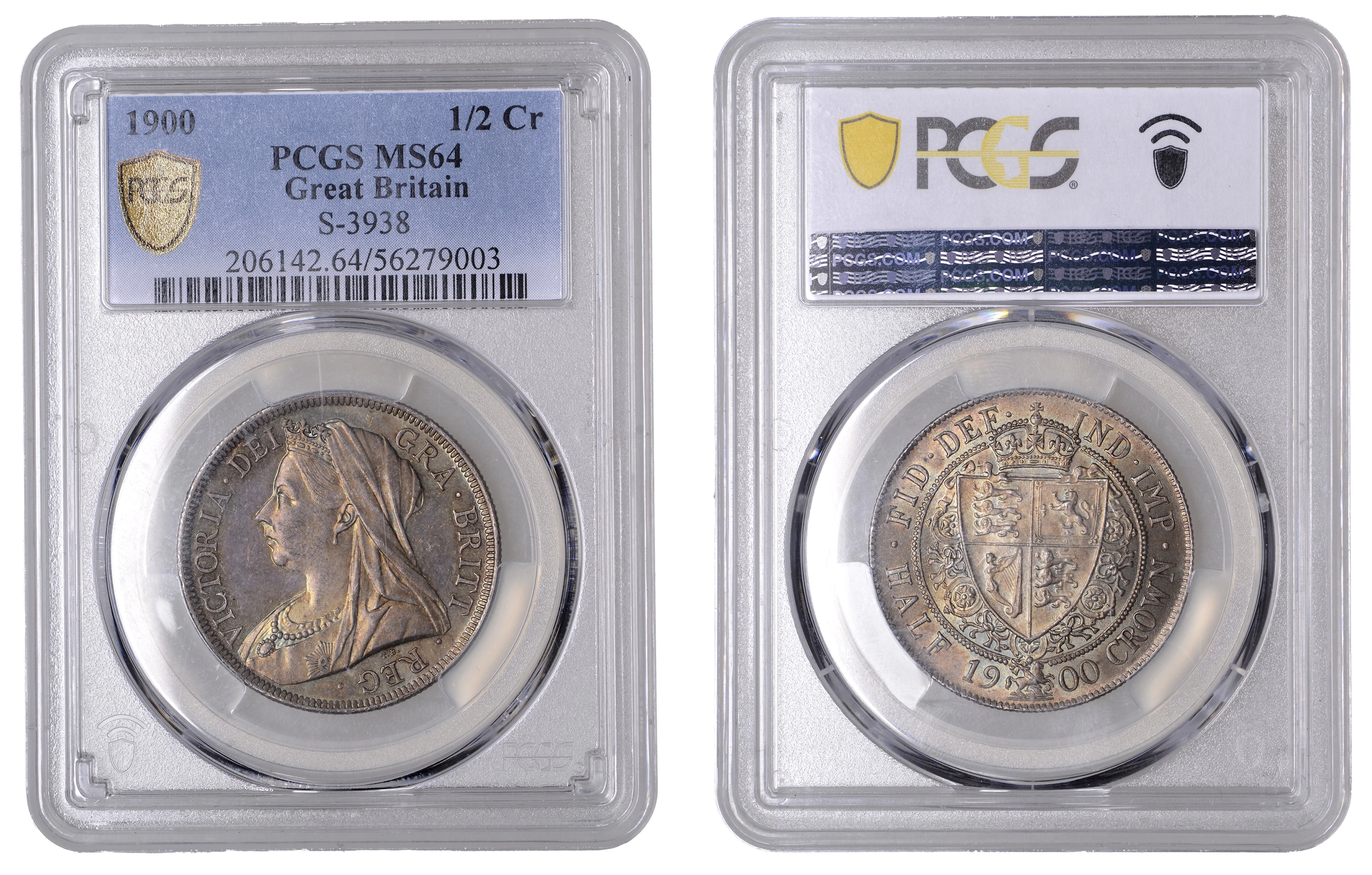 Victoria (1837-1901), Halfcrown, 1900 (ESC 2786; S 3938). Deep cabinet